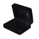 Black Velvet cuff button & tie necktie bar storage gift box jewelry display