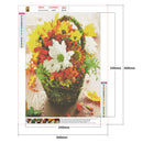 5D DIY Full Drill Diamond Painting Floral Cross Stitch Embroidery (C1017) A