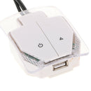 Desktop Computer Case Power Supply on/off Reset Button Switch w/ USB Port