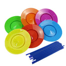Boy Girl Props Circus Performance Stage Spinning Plate Set Juggling Skill
