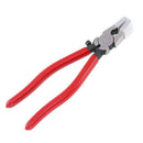 2X(Heavy Duty Key Fob Pliers Tool, Metal Glass Running Pliers With Flat Jaw