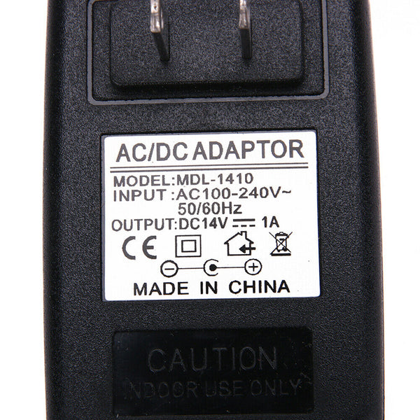 DC14V 1A Adapter AC 100V-240V to DC 14V Converter Power Supply Adapter 5.5*