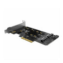 1X(Pa02-Rtk Ngff M.2 To Pci-E Converter Adapter Pci-E X4 To Ngff Ssd For 22