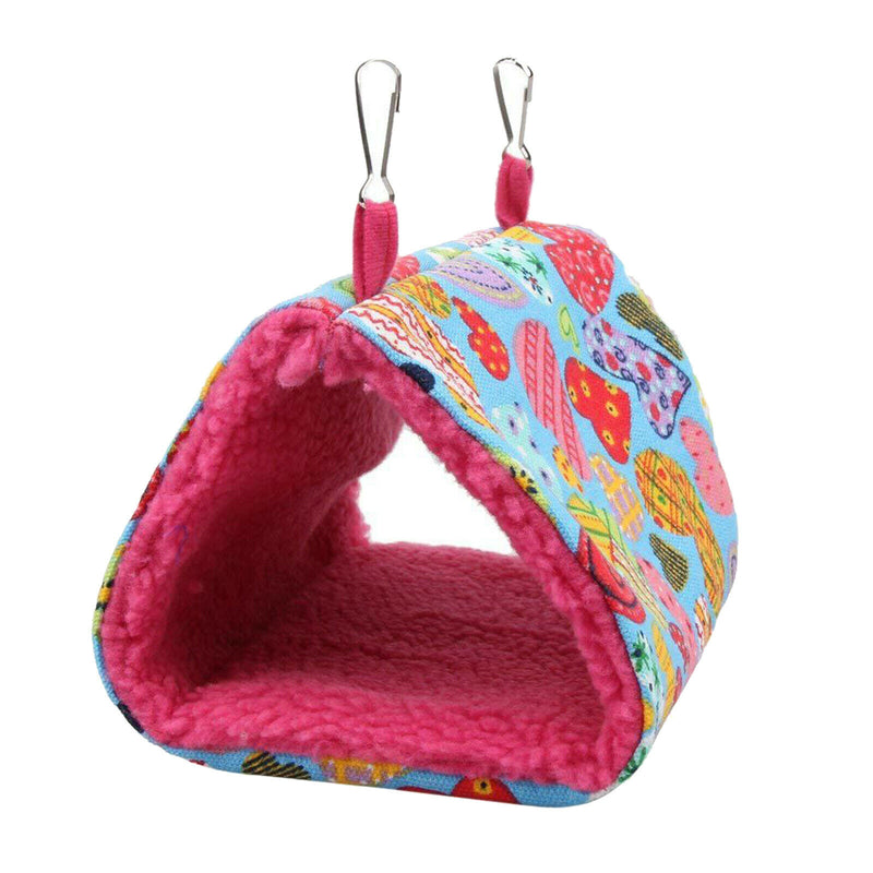Pet Bird Parrot Budgie Hammock Cage Hut Tent Bed Hanging Cave Bed Heart S