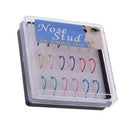 18pcs Stainless Steel Nose Open Hoop Ring Lip Earring  Studs