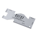 Metal Sewing Quilting Rulers Measurement Gauge For Embroidery/Patchwork