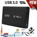 3.5 inch Hard Disk Drive Case SATA to USB3.0 Adapter External HDD Enclosure