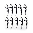 50 Pcs Bamboo Charcoal Dental Floss Teeth Stick Toothpick Flosser Interdental OZ