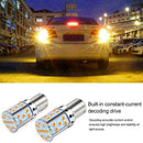 2Pcs/Lot Canbus Amber BAU15S 7507 PY21W 1156P LED Bulb Tu Light Auto Signal P0P5