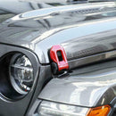 2Pcs/set Car Hood Lock Buckle Latch Bracket Trim For 2020 Gladiator JT Jeep E7J1