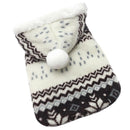 Small Puppy Dog Snow Jumpsuit Snowlake Jacket Hooded Hoodie Warm Clothes M