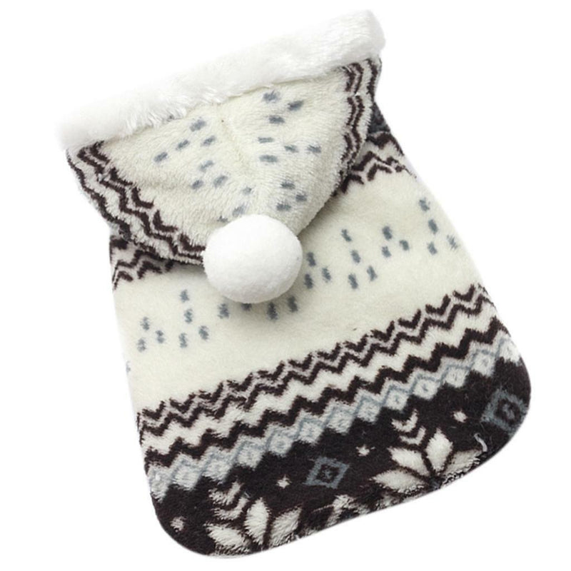 Small Puppy Dog Snow Jumpsuit Snowlake Jacket Hooded Hoodie Warm Clothes M
