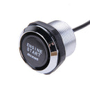 Vehicle Engine Start Press Button Push Switch Ignition Starter Blue Light