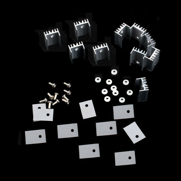 10pcs Heat Sink Radiator Electronic Chipset Heat Dissipation Screws Kits A