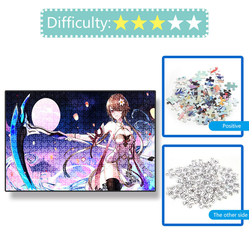 1000pcs Sickle Girl Jigsaw DIY Paper Puzzle Assembling Adults Children Toys