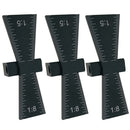 3 Pc Dovetail Marker Hand Cut Mortise Gauge Tenon Joint Mark Scraper DIY Kit