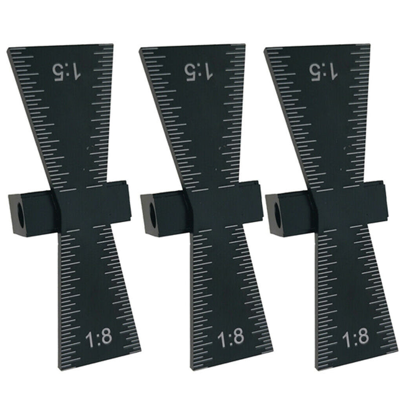 3 Pc Dovetail Marker Hand Cut Mortise Gauge Tenon Joint Mark Scraper DIY Kit