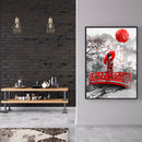 Kimono Woman Scene DIY Mosaic Full Diamond Painting Drill Kit Decor (V710)