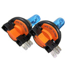 6000K Xenon Style 50W H15 Dual Beam DRL Halogen Car Head Lights Bulbs for