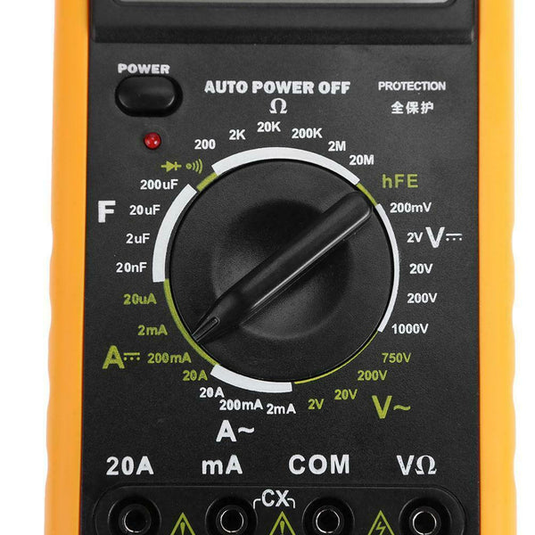 Digital Multimeter Electric Ammeter Voltmeter Resistance Capacitance Tester