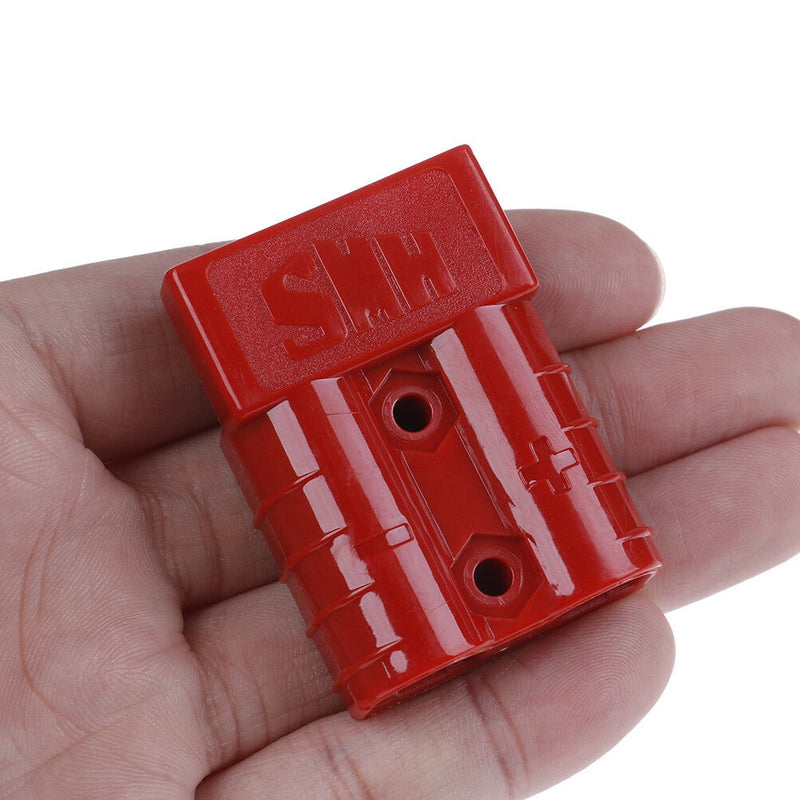 2x 50A 600V car battery quick connect disconnect power wire cable connector p Hn