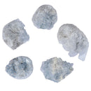 Natural Raw Blue Celestite Crystal Quartz Cluster Geode Specimen Home De IO 3C
