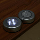 3-Pack of Under Cabinet LED Lighting, LED Round Lights for Kitchen