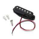1pc Black Single Coil Sound Pickup for 6 Strings Electric Guitar Harmonious FT