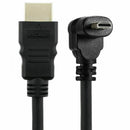 30cm Micro-HDMI Right Angle Male to HDMI Male (90 Degrees) - Supports 4k (T V5L1