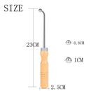 Trumpet Repair Tool Alloy Solid Wood Without Burrs Maintenance Care with 2 Metal