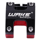 31.8x28.6x45mm Bike Stem Hollow Riser Outdoor Riding Accessory (Black Red)