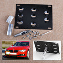 Front Bumper Tow Hook License Plate Bracket Holder fit for BMW 1 3 E82 E90 X5 X6