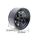 4PCS RC Crawler 1:10 Alloy Wheel Rim 1.9 Inch BEADLOCK for 1/10 Traxxas TRX