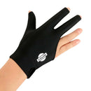 3-Finger Professional Open Right Hand Snooker Pool Cue Billiard Glove Black