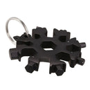 Multi-tool card combination Compact portable outdoor products Snowflake too
