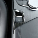 Carbon Fiber Style For Alfa Romeo Giulia 2017 2018 ABS Chrome Electronic Ha