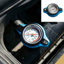 Universal Car Radiator Cap 0.9/1.1/1.3Bar Temperature Gauge With Dial Plate