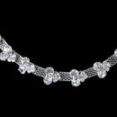Fashion Women's Artificial Crystal Rhinestone Clover Head wrap Headband Hai