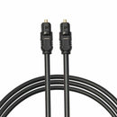 1m Fiber Optic TOSLink Digital Audio Cable Male to Male Lightweight and Fle J5E8
