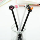 4Pcs Korean Stationery Cute Cat Rollerball Pen/Gel Black Ink Pens SchoolSupp Kw