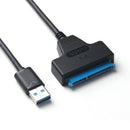 USB 3.0 to SATA III Adapter for 2.5in SDD HDD Hard Drives SATA III to USB 3 Q5U5