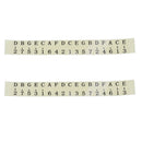 2x 17 Key Kalimba Scale Key Stickers for Beginner Learner Kalimba Accs