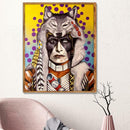 5D DIY Full Drill Diamond Painting Cross Stitch Embroidery Kit (Indian08)