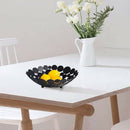 Modern Creative Fruit Basket Bowl Kitchen Counter, Large Openwork Metal Iro