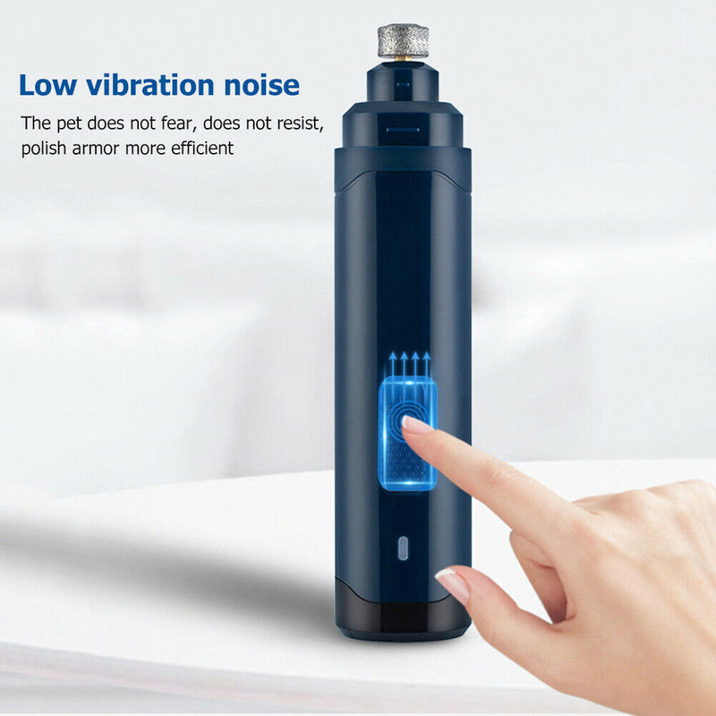 USB Cat Dog Electric Nail Claw Clippers Automatic Pet Nails Polisher Cutter A