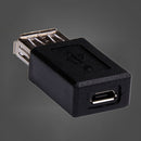 Usb female to micro usb b female adapter plug jack converter converter. Dlqq