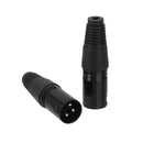 3-pin XLR Connector For MIC Microphone Cable Serviceable Plug End