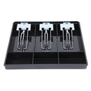 3-Grid Money Cash Coin Register Insert Tray Replacement Cashier Drawer Stor