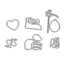 7pcs Animal Metal Cutting Dies Stencils DIY Scrapbooking Decor Embossing