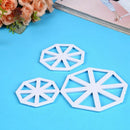 e-Flag Cake Cutter 3PCS Easy Bunting Cutters Cake Side Baking Pastry Sugarc W2M4